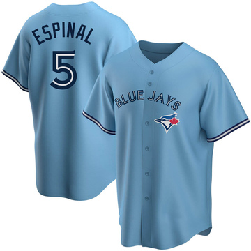 Toronto Blue Jays Santiago Espinal #5 Nike Royal Blue Name & Number T- -  Pro League Sports Collectibles Inc.