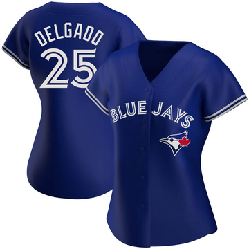 Majestic, Shirts, Vintage Majestic Toronto Blue Jays Carlos Delgado 25  Jersey