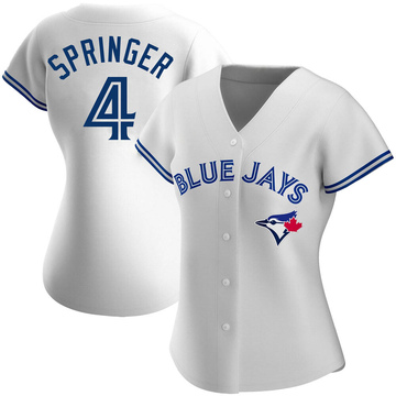 George Springer Toronto Blue Jays Mens Nike Replica Home White Jersey – Pro  Wear Sports